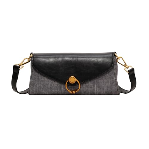 Mumuve 2023 Neue Umhängetasche, Handytasche, kleine quadratische Tasche für Mädchen und Frauen, Magnetschnalle, modische Umhängetasche, trendiges PU, Schwarz , As shown in the picture (error 1-3cm) von Mumuve