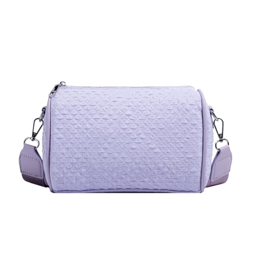 Mumuve Crossbody-Tasche mit geprägter modischer und bequemer Kissen-Tasche, Stoff-Umhängetasche, großes Fassungsvermögen, Mehrfarbig: 2, As shown in the picture (error 1-3cm) von Mumuve