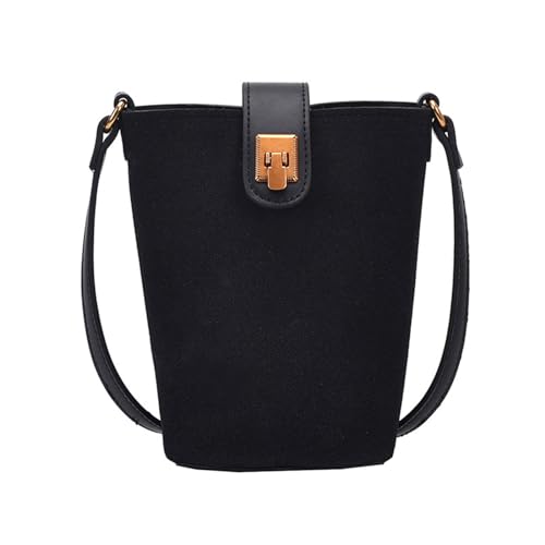 Mumuve Damen Beuteltaschen Herbst Winter Schultertasche Weibliche Tasche Mode Crossbody Tasche Mädchen, Schwarz , As shown in the picture (1-3cm error) von Mumuve
