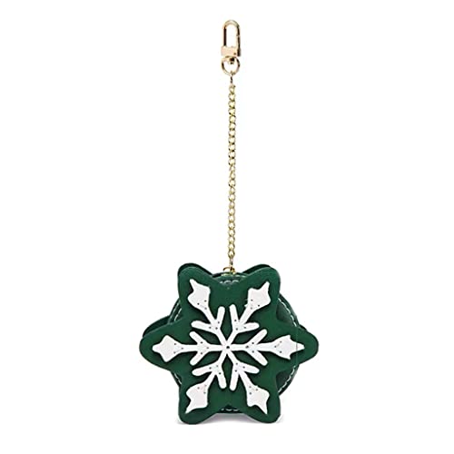 Mumuve Damen-Geldbörse aus Leder, klein, für Schlüssel, Münzen, Karten, grün, 9*9*3cm von Mumuve