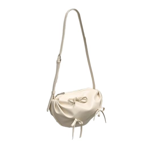 Mumuve Damen Wolkentasche, süße Schleifen, Umhängetasche, koreanischer Stil, Umhängetasche, PU-Leder, Kuriertasche, Handy-Tasche, Mehrfarbig: 14, As shown in the picture (1-3cm error) von Mumuve