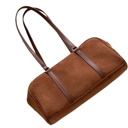 Mumuve Damentasche Herbst Achseltasche Ästhetische Handtasche All-Matching Unterarmtasche Große Kapazität Schultertasche Shopping Dating, braun, As shown in the picture (1-3cm error) von Mumuve