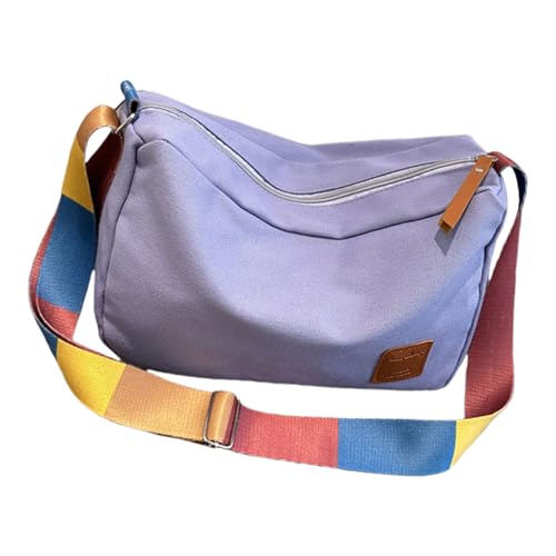 Mumuve Damentasche im koreanischen Stil, Umhängetasche, ästhetische Umhängetasche, einfache Kuriertasche, große Kapazität, Pendeln, Mehrfarbig: 1, As shown in the picture (1-3cm error) von Mumuve