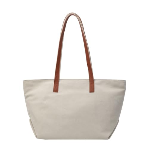 Mumuve Damentasche mit großer Kapazität, Schultertasche, einfache Unterarmtasche, Segeltuch, Handtasche, All-Matching-Achseltasche für Pendler, Mehrfarbig: 15, As shown in the picture (1-3cm error) von Mumuve