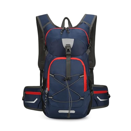 Mumuve Fahrradrucksack für Damen und Herren, wasserdicht, Sport-Rucksack, Reiserucksack, große Kapazität, Rucksack, Bergsteigen, blau, As shown in the picture (1-3cm error) von Mumuve