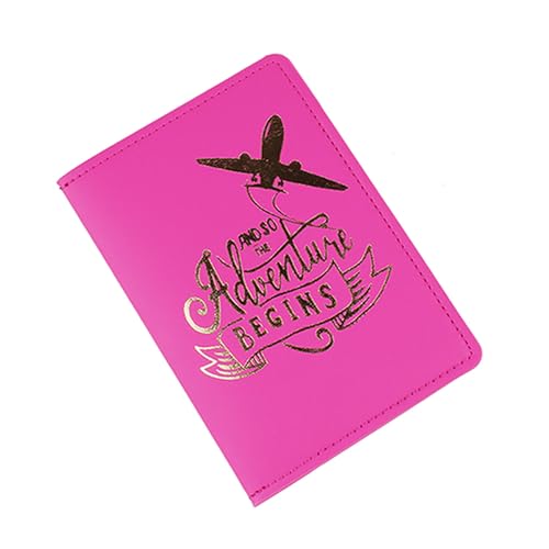 Mumuve Halter Dokument Kreditkarte Ticket Halter Reise Etui für Männer Frauen Uni, rose, As shown in the picture (error 1-3cm) von Mumuve