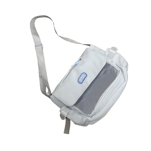Mumuve Itabag Umhängetasche, transparent, all-Matching, Crossbody-Tasche, Studentententasche, Büchertasche, japanischer Stil, Kuriertasche, blau, As shown in the picture (1-3cm error) von Mumuve