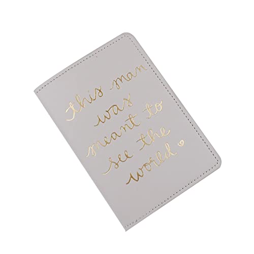 Mumuve Liebespaar-Halter, Heißpräge-Buchstaben für Damen und Herren, Reisemode, grau, Size: app. 10x14cm/3.9x5.5in von Mumuve