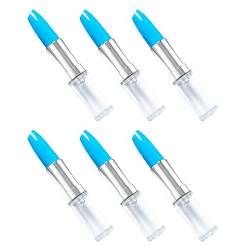 Mumuve Lippenstift-Kugelschreiber, Lippenstift-Form, Schreibstift für Frauen und Mädchen, 6 Stück von Mumuve