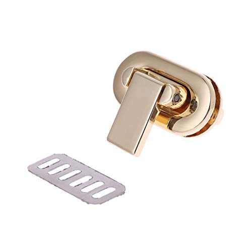 Mumuve Metallverschluss Drehverschlüsse Drehverschluss für Handtasche, Umhängetasche, Geldbörse, Mehrfarbig: 1, 34*17mm von Mumuve