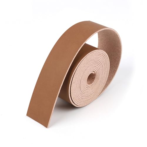 Mumuve Mikrofaser-Lederband, 2 m lang, für Kunst- und Bastelprojekte, braun, 4.29x0.78in von Mumuve