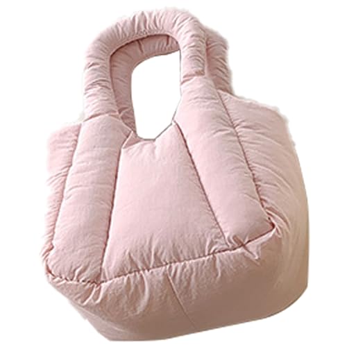 Mumuve Modische Damen-Handtasche, plissiert, mit Tragegriff oben, gepolstert, gesteppt, einfarbig, Umhängetasche mit Kette, Mehrfarbig: 11, As shown in the picture (3-5cm error) von Mumuve