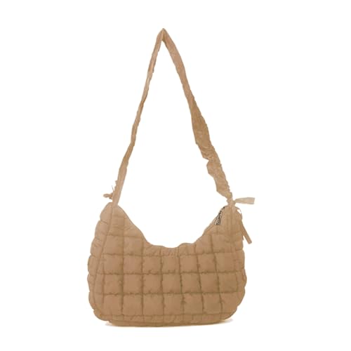 Mumuve Modische Umhängetasche für Herren mit plissierter Textur, khaki, As shown in the picture (error 1-3cm) von Mumuve