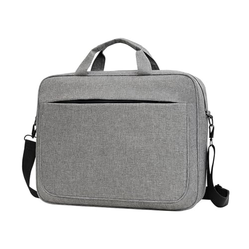 Mumuve Notebook-Tasche, Business-Aktentasche, Handtasche für 15,6 Zoll (39,6 cm) Laptop, Dokumente, Computertasche für Teenager, grau, As shown in the picture (error 1-3cm) von Mumuve