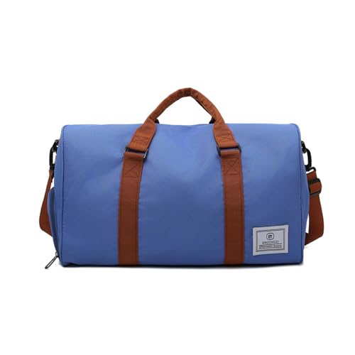 Mumuve Reisetasche mit großer Kapazität, Gepäcktasche, Reisetasche, Übernachtungstasche, multifunktional, Sport, Turnbeutel für Herren, seeblau, As shown in the picture (error 1-3cm) von Mumuve