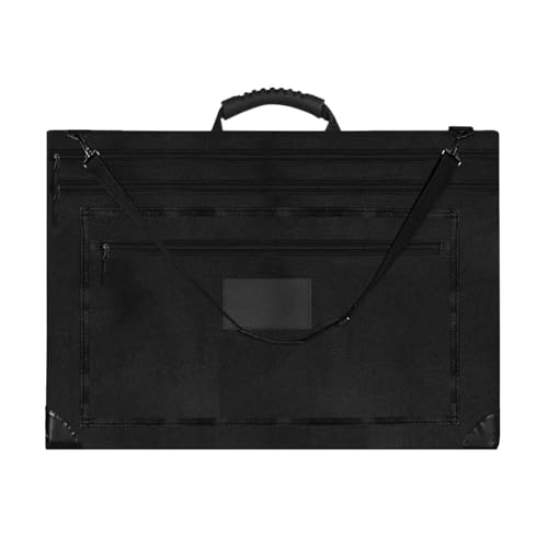 Mumuve Skizzenboard-Tasche mit großer Kapazität und wasserdichter Tasche mit verstellbarem Schultergurt für Kunststudenten und, Schwarz , Tile size: 70*54*5cm von Mumuve
