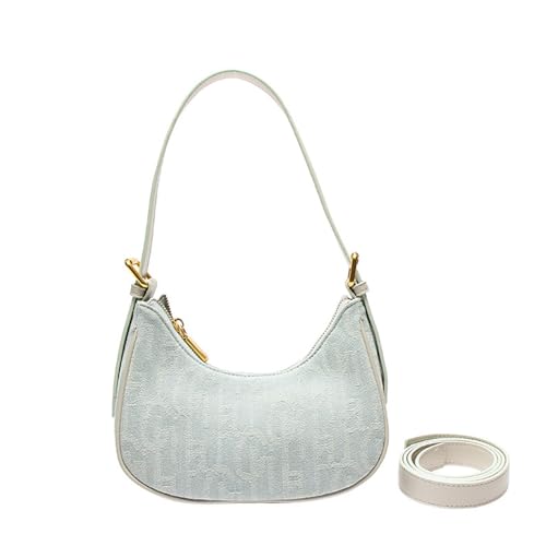 Mumuve Stilvolle Damen-Unterarmtasche, geeignet für Reisen und Arbeit, praktische Handtasche zum Einkaufen und für den Alltag, hell, 23*15.7cm (error 1-3cm) von Mumuve