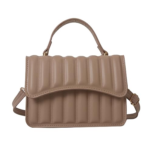 Mumuve Stilvolle Damentasche Minimalisten & Handtasche Trendige Umhängetasche Crossbody Bay Modische Tasche für Freizeit, khaki, As shown in the picture (error 1-3cm) von Mumuve