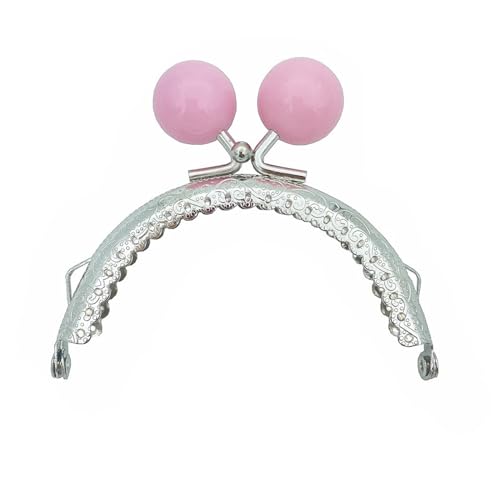 Mumuve Stilvolle Geldbörse mit Metallrahmen und Griff, zum Nähen, Mehrfarbig: 1, Diameter 8.5cm von Mumuve