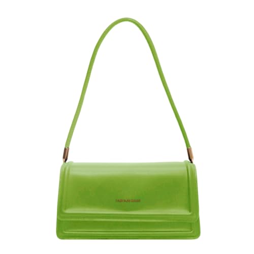 Mumuve Stilvolle Retro-Unterarm-Umhängetasche für den täglichen Gebrauch, leichte und tragbare Handtasche für beide Männer, grün, As shown in the picture (error 1-3cm) von Mumuve