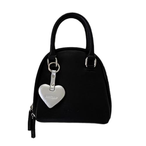 Mumuve Stilvolle Schultertasche in Muschelform für Damen, vielseitig einsetzbar und Handtasche für den täglichen Gebrauch, Schwarz , 11.7 in x 7.8 in Mumuve Stilvolle Schultertasche in Muschelform für Damen, vielseitig einsetzbar und Handtasche für den täglichen Gebrauch, Schwarz , 11.7 in x 7.8 in von Mumuve