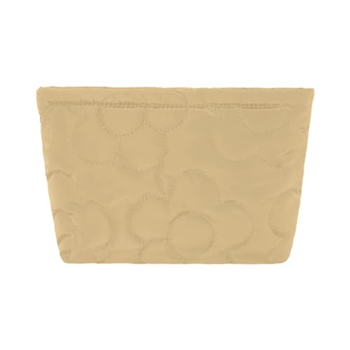 Mumuve Stilvolle gesteppte Damen-Aufbewahrungstasche, tragbare Reise-Geldbörse, Handtasche für Make-up, khaki, As shown in the picture (error 1-3cm) von Mumuve