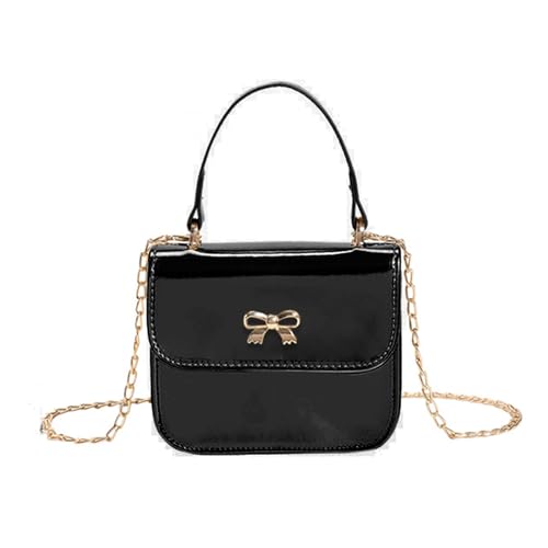 Mumuve Trendige Handtasche, stilvolle und vielseitige Umhängetasche, Kette, Crossbody-Taschen für Mode, Schwarz , As shown in the picture (error 1-3cm) von Mumuve
