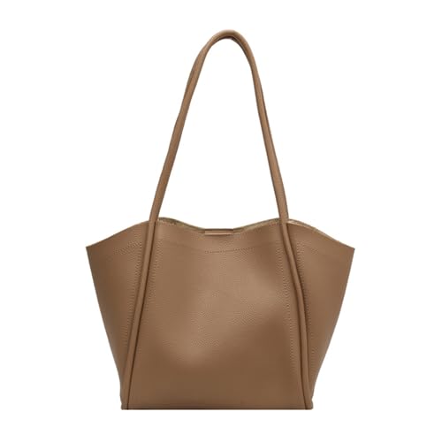 Mumuve Trendige & praktische Damen Bucket Bag Stilvolle Gabrianna Umhängetasche mit reichlich Stauraum für Arbeit Schule, khaki, As shown in the picture (error 1-3cm) von Mumuve