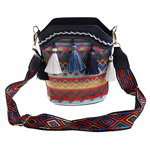 Mumuve Vintage Ethno Umhängetasche Stickerei Hippie, Mehrfarbig: 9, 20cm*20cm*9cm Mumuve Vintage Ethno Umhängetasche Stickerei Hippie, Mehrfarbig: 9, 20cm*20cm*9cm von Mumuve