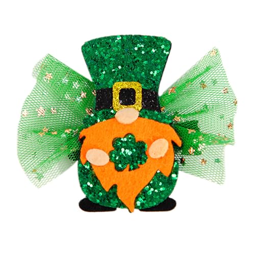 Patrick Day Haarspange Für Familientreffen Karneval Feier Seitliche Pin Urlaub Kopfbedeckung Kleeblatt Haarspangen Festliche Haarschmuck Blickfang Festival Haarspange von Mumuve