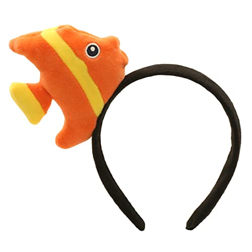 Pelziges Cartoon Fisch Haarband 3-D Fisch Stirnband Für Mädchen Jungen Vorschulkinder Party Requisiten Kopfbedeckung Meeresfisch Haarreifen Cartoon Haarbänder Cartoon Haarband Für Kinder von Mumuve