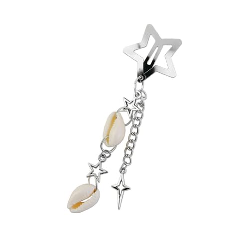 Star Designs Haarspange mit Kette, geeignet für verschiedene Veranstaltungen, einschließlich Partys und den täglichen Gebrauch, für einen modischen Look von Mumuve