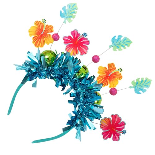Wunderschön florale Kopfbedeckung, Cosplay-Haarband, bequemes Haar-Accessoire, verbessert Stile für Strandpartys und Hochzeiten von Mumuve