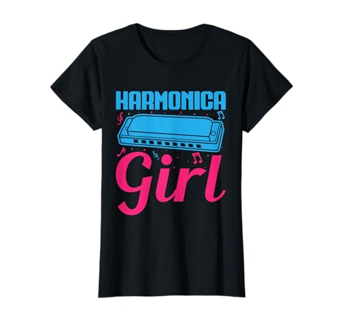 Lustiger Mundharmonika Spieler Girl Mundharmonika T-Shirt Lustiger Mundharmonika Spieler Girl Mundharmonika T-Shirt von Mundharmonika Geschenke Für Mundharmonika Musiker