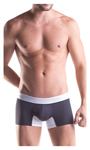 Unico Boxershorts für Herren, zweifarbig, Mikrofaser, Unterwäsche, grau, XL Unico Boxershorts für Herren, zweifarbig, Mikrofaser, Unterwäsche, grau, XL von Mundo Unico