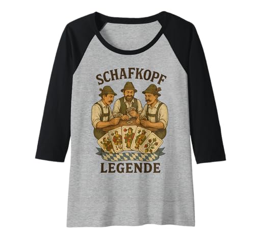 Damen Schafkopf Legende Raglan Damen Schafkopf Legende Raglan von Munich Deluxe