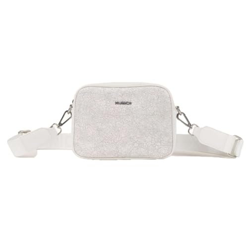 Munich Damen Block Fun Fw25 Crossbody Camera C/Blanco Taschen und Rucksäcke, weiß von Munich