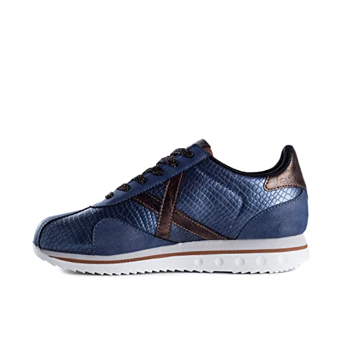 Munich Damen Sapporo Sky Sneaker, Blau 61 von Munich