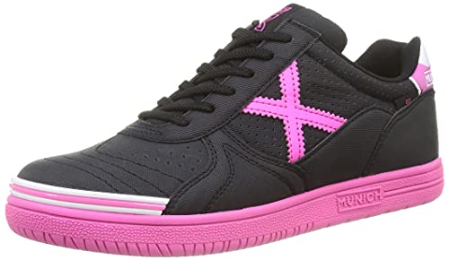 Munich G-3 Kid Profit Sneaker, Schwarz/Rosa, 41 EU von Munich