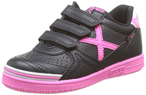 Munich G-3 Kid VCO Profit Fitnessschuhe, Schwarz/Rosa, 27 EU von Munich