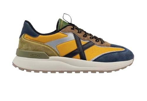 Munich Herren-Sneaker Dynamix 07 Gelb/Blau U26MU01 8862007, Gelb Blau, 39 EU von Munich