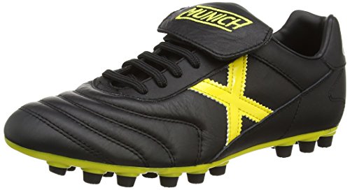 Munich Herren WM U25 fußballschuhe, Schwarz/Gelb von Munich