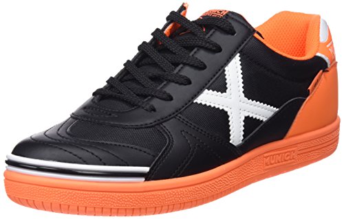 Munich Jungen Unisex Kinder G-3 Lid Indoor Turnschuhe, Schwarz Orange 799, 34 EU von Munich