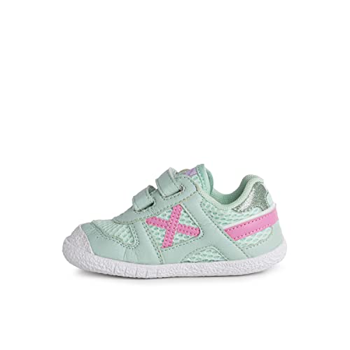 Munich Mädchen Baby Goal Sneaker, Grün 566, 19 EU von Munich