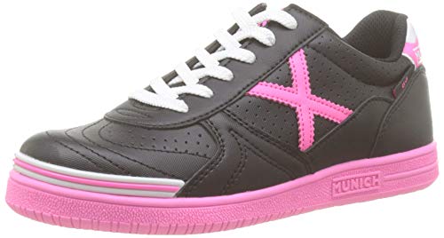 Munich G-3 Kid Profit Sneaker, Schwarz/Rosa, 34 EU von Munich