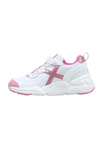 Munich Mädchen MINI Track Cordon 34 Sneaker, weiß, 38 EU von Munich