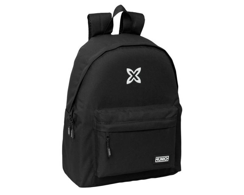 Munich Rucksack Munich Kinder Rucksack Basics Schwarz 33 x 42 x 15 cm von Munich