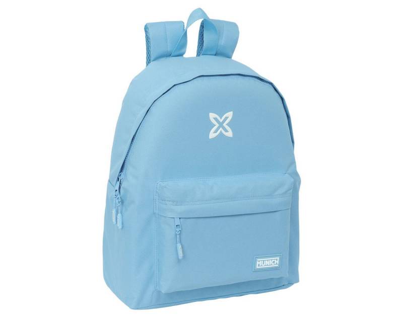 Munich Rucksack Munich Kinder Rucksack Basics Blau 33 x 42 x 15 cm von Munich