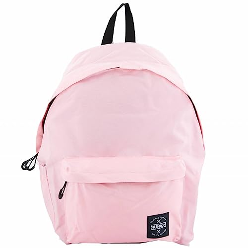 Munich Unisex Basics Backpack BTS Pink Taschen Mode München, Rosa 076 von Munich