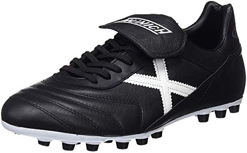 Munich Unisex-Erwachsene Mundial U27 Futsalschuhe, Schwarz (Negro/Blanco 307) von Munich